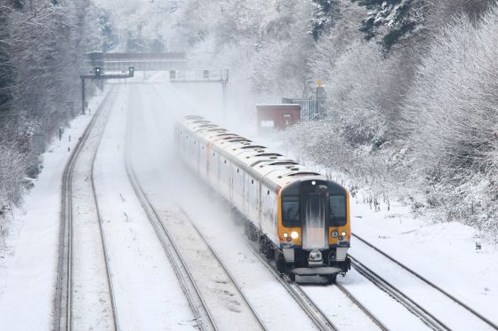 Train in Snow