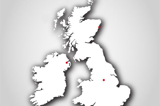 Map of the UK