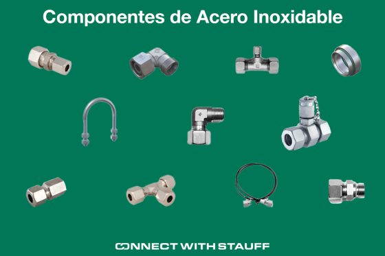 Componentes de acero inoxidable