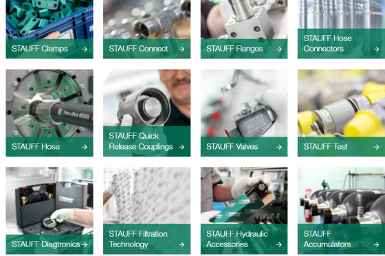 Overview product categories