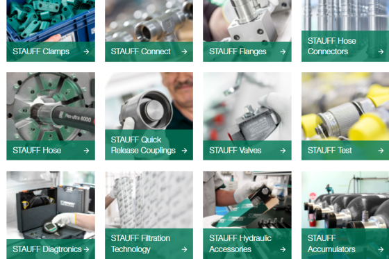 Overview product categories